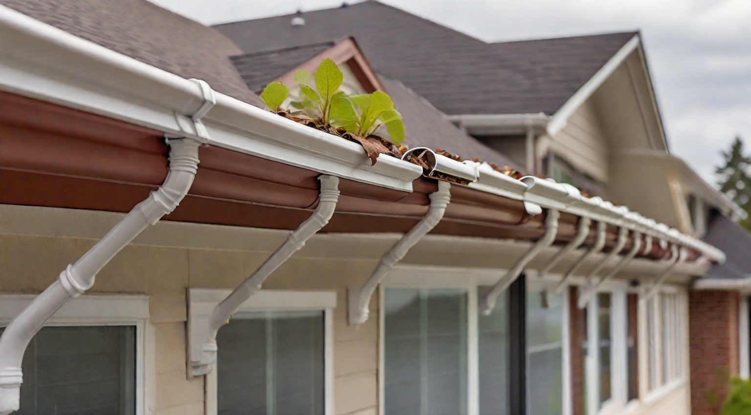 End Caps on Gutters