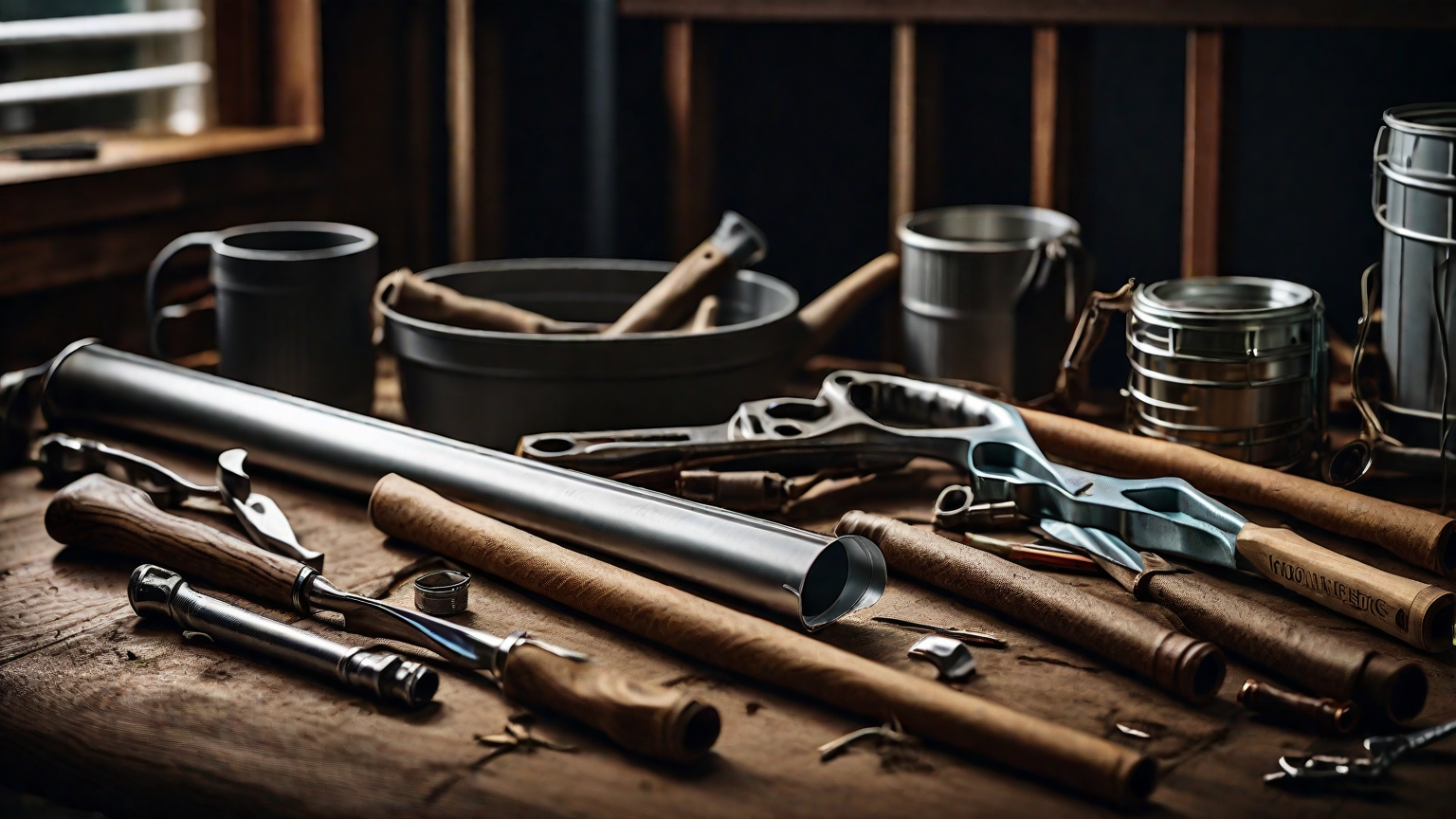 gutter tools and materials